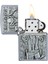 Çakmak 49298 Saloon Skull Emblem Street Chrome Pocket Lighter 4