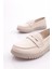 D24YA-3570 Kadın Deri Loafer Ayakkabı 4