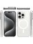 Apple iPhone 16 Pro Uyumlu Şeffaf Wireless Şarj Destekli Sert Silikon Tcs Kılıf Kapak 4