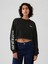 Kadın Siyah Gap Logo Vintage Soft Crop Sweatshirt 1