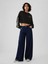 Kadın Siyah Gap Logo Vintage Soft Crop Sweatshirt 4