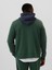 Erkek Yeşil Gap Logo Colorblock Fermuarlı Fleece Sweatshirt 4