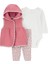 Kız Bebek Yelekli Set 3'lü Paket 1
