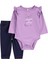 Kız Bebek Body Pantolon Set 2'li Paket 1