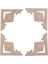 Doğal Ahşap Oyma Boyasız Çı Dekorları 6X6CM 2 (Yurt Dışından) 1