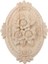 Oval Oymalı Onlay Dekorasyonu Çiçeksiz 13X9CM (Yurt Dışından) 2