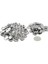 50SET/100SET Boş Düğme Bileşenleri Malzemeleri 25MM 100SET (Yurt Dışından) 1