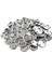 50SET/100SET Boş Düğme Bileşenleri Malzemeleri 25MM 100SET (Yurt Dışından) 5