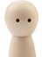 Boyamak Için Figürler Bitmemiş Ahşap Mandal 7cmx1.8cm Yuvarlak Çocuk (Yurt Dışından) 4