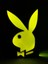 Playboy - Rgb Led Işıklı 3 Boyutlu Tabela - 13cm X 20cm X 2cm (Bluetooth Kontrollü) 5