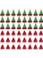 48 Adet Mini Noel Baba Şapkası Lolipop Üstü Topper Kapağı Mutlu Noeller Süslemeleri Şarap Şişesi Koruma Kapağı (Yurt Dışından) 1