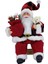 Oturan Noel Baba Noel Süslemeleri Şef Bebek Noel Yeni Yıl Hediye Ağaç Dekoru Dekorasyon Kırmızı (Yurt Dışından) 1