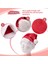 Noel Baba Şapkası Noel Günü Kostüm Giydirme Peluş Kalın Yetişkin (Yurt Dışından) 5