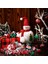 9 Adet Noel Topu Süsleri 3.15 Inç Kontrol Kumaş Sarılı Toplar Dekor Için Kolyeler A (Yurt Dışından) 2