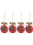 Noel Ağacı 3D Dekor Topları Noel Baba Asılı Süs Bauble Damla Kolye Noel Ev Hediye Süslemeleri (Yurt Dışından) 1