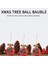 Noel Ağacı 3D Dekor Topları Noel Baba Asılı Süs Bauble Damla Kolye Noel Ev Hediye Süslemeleri (Yurt Dışından) 3