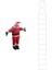 Noel Baba Işık Dizileri Merdiven Tırmanma Noel Duvar Pencere Sarkıt Noel Ağacı Süsleri Açık Hava Bahçe Dekoru (Yurt Dışından) 1