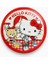 Major Selection Hello Kitty Kırmızı Kalpli Rozet Metal Y2K 1