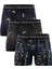 Erkek Karışık Desenli 3’Lü Boxer - 23655 1
