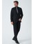 Cardiff T2454 Slim Fit 6 Drop Düz Takım Elbise Siyah 3