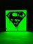 Superman - Rgb Led Işıklı 3 Boyutlu Tabela - 20cm X 20cm X 2cm (Bluetooth Kontrollü) 4