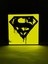 Superman - Rgb Led Işıklı 3 Boyutlu Tabela - 20cm X 20cm X 2cm (Bluetooth Kontrollü) 5