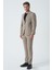 Brighton & Hove T2438 Slim Fit 6 Drop Takım Elbise Bej 3