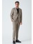Brighton & Hove T2438 Slim Fit 6 Drop Takım Elbise Bej 4