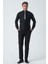 Canterbury TY2453 Slim Fit 6 Drop Düz Yelekli Takım Elbise Siyah 1