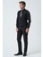 Canterbury TY2453 Slim Fit 6 Drop Düz Yelekli Takım Elbise Siyah 3