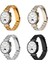 Huawei Watch Gt4 41MM (18MM) Paslanmaz Çelik Klipsli Metal Kordon KRD04- 3