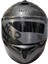 X001 Kapalı Kask Gri-Kırmızı 1