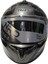 X005 Kapalı Kask Gri-Siyah 1