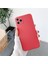 Iphone Lansman Likid Silikon Kamera Korumalı Kılıf Bordo-Iphone 7-8 1