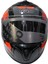 X009 Kapalı Kask Kırmızı-Siyah 1