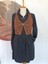 Hippybutik Kahverengi Akıllı Ip Crop Düğme Detaylı Yelek 3