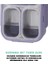 4 Bölmeli 800 ml Çelik Lunch Box Pembe 2