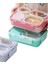 4 Bölmeli 800 ml Çelik Lunch Box Pembe 4