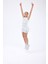 ED2390-05 Tulıp Kloş Dry-Touch Çocuk Spor Etek Şortlu Beyaz - Tenis Dans Yoga 5