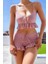 Askılı Crop Şortlu Takım 4