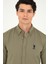 Erkek Açık Haki Gömlek Basic 50293427-VR183 2