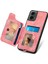 Motorola Moto G 2024 Pembe Için Retro Halkalı Cüzdan Telefon Kılıfı (Yurt Dışından) 3