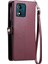 Motorola Moto E13 Kırmızı Için Çoklu Kart Yuvası Pu Kılıf (Yurt Dışından) 3