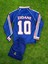 98 Dünya Kupası Finali Frans Milli Takımı Uzun Kollu Çocuk Zidane Forması 1