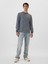 Erkek Koyu Mavi Everyday Soft Çizgili T-Shirt 3