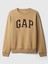 Kadın Kahverengi Gap Logo Bisiklet Yaka Fleece Sweatshirt 2