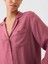 Kadın Pembe Saten Pijama Üstü 3