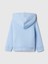 Kız Bebek Mavi Gap Logo Fermuarlı Sherpa Sweatshirt 3