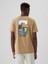 Erkek Kahverengi Gap Logo Grafikli Everyday Soft T-Shirt 1