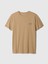 Erkek Kahverengi Gap Logo Grafikli Everyday Soft T-Shirt 2